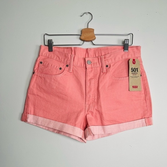 Levi's Pants - Levi’s 501 Mid Rise Denim Shorts